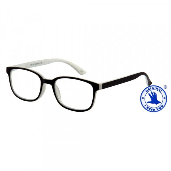 I NEED YOU GMBH Lesebrille Relax Schwarz-Weiß (+3,0 dpt)