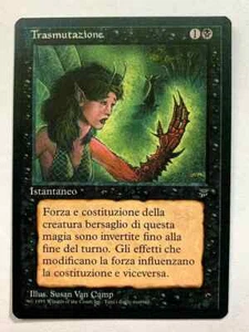 TRANSMUTAZIONE Legends Italy/Italian 1995 Magic MTG Transmutation HP - Picture 1 of 2