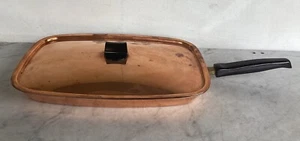 Vintage CULINOX SPRING SWITZERLAND Copper Stainless Frying Pan W/ Lid - Picture 1 of 20