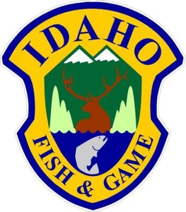 Idaho Fish & Game Reflective or Matte Vinyl Sticker Wildlife Game Warden LEO ID - Picture 1 of 3