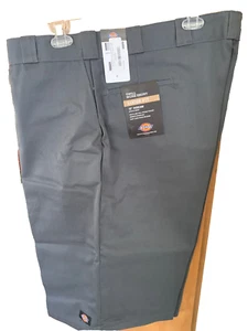 Dickies Men's 15” Size 46 Loose Fit Twill Multi-Pocket Work Short - Charcoal NEW - Picture 1 of 15