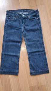 Seven 7 For All Mankind Crop Dojo Damen 27 Denim Jeans Capri - Bild 1 von 4