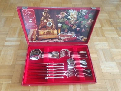 WMF Klassisch Weimar versilbert 90, 30-teilig, 6 P., Besteckset, Besteckkoffer - Bild 1 von 4