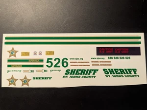 St. Johns County Sheriff K9 Wasserrutschen-Aufkleber - Bild 1 von 1