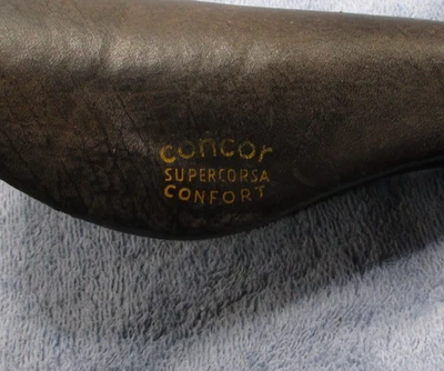 SILLÍN BICICLETA CONCOR SUPERCORSA CONFORT EXCELENTE CUERO MARRÓN Foto 1 de 4