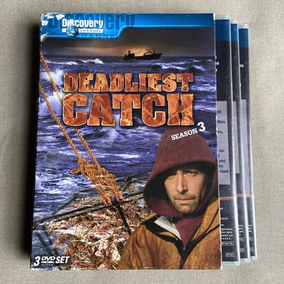 Deadliest Catch: Season Three (3) (DVD 3-Disc 2007) Discovery Channel 12-Eps + - Image 1 of 4