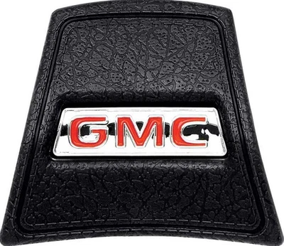 OER Black Steering Wheel Horn Cap With GMC Logo For 1969-1972 GMC Pickup Trucks - Image 1 of 3