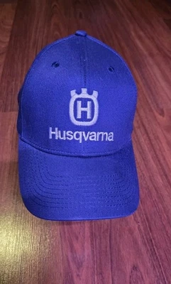 Gorra Husqvarna para hombre con tirantes azul ajustable logotipo bordado Foto 1 de 4