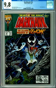 DARKHAWK #14 CGC 9.8 WP VENOM SPIDER-MAN Modern Age MARVEL COMICS 1992 - Picture 1 of 1