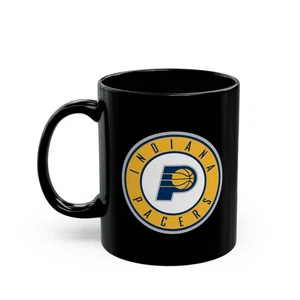 Taza negra Minnesota Timberwolves 11 oz - Taza de café de baloncesto regalo para fanáticos de la NBA - Imagen 1 de 5
