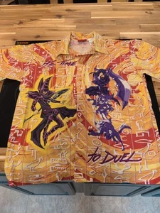 Camisa De Colección Yu-Gi-Oh Juvenil Talla M 10-12 Botón Abajo SS Kazuki Takahashi Yami - Imagen 1 de 9