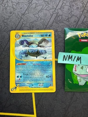 Pokemon Card Blastoise Expedition E Series WOTC Vintage 37/165 084 💎NM💎 - Image 1 of 4