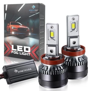 ERROR FREE H11 LED Bulbs 3959 Lumen White LED Fog Lights or Low Beam - Picture 1 of 13