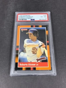 Roberto Alomar, 1988 Donruss #42, Baseball’s Best PSA 6 EX-MT - Bild 1 von 2