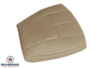 Cadillac STS 2007 2008 - Cubierta de asiento de cuero de repuesto inferior del lado del conductor tostado Foto 1 de 4