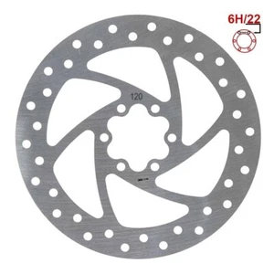 Disco freno 120mm 6h argento per Cecotec Outsider/Bongo Series A - Imagen 1 de 2