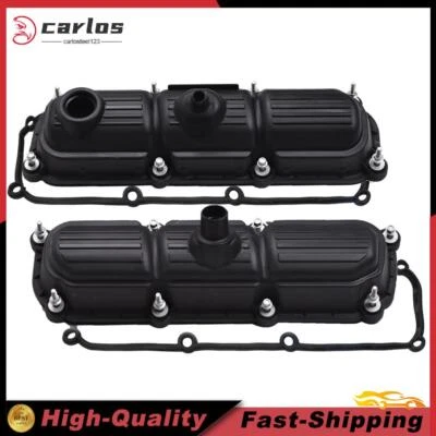 2x Valve Covers for 04-10 Dodge Grand Caravan Chrysler Town & Country 3.3L 3.8L - Image 1 of 4