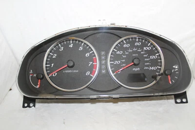 Cuadro de instrumentos velocímetro 04 Mazda 6 indicadores de panel de instrumentos 14.760 millas Foto 1 de 4