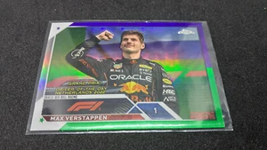 F1 Topps Chrome 2023 Max Verstappen DotD Netherlands 2022 Purple Green 180 - Zdjęcie 1 z 1