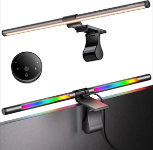 New-RGB Pro+ Monitor Light Bar with Remote, 15 Modes Gaming Backlight, 4 - Picture 1 of 6