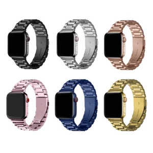 New for Apple Watch Series 9 8 7 22-49mm Stainless Steel iWatch Band Metal Strap - Picture 1 of 9