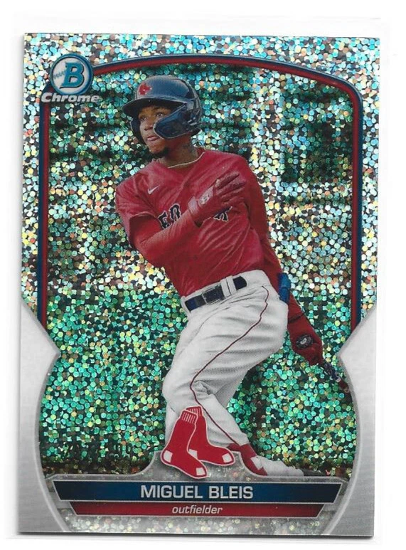 2023 Bowman Chrome Speckle Refractor Miguel Bleis BCP-106 - Image 1 of 1