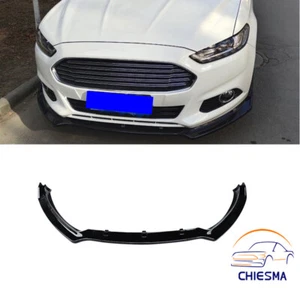 Front Lip Splitter Gloss Black Fits Ford Fusion 2013-2016 3PCS Bumper Diffuser - Bild 1 von 10