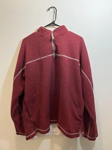 True Grit Herren 1/4 Zip Fleece Sherpa gefüttert Pullover Sweater S grau langarm - Bild 1 von 23