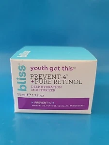 ( 1 ) Bliss • Youth Got This • PREVENT-4 DEEP HYDRATION MOISTURIZER 1.7 fl oz - Picture 1 of 7