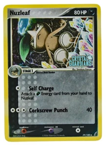 Nuzleaf 39//100 Reverse Holo EX Crystal Guardians Stamped NM+ With eBay Shipping - Picture 1 of 4
