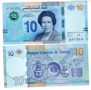 Tunisie TUNISIA Billet 10 DINAR 2020 P98 TAWHIDA CHEIKH POTERIE BERBERE NEUF UNC - Imagen 1 de 1