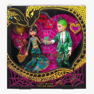 2023 Monster High Howliday Cleo and Deuce Love Edition 2-Doll Valentine's Day - Picture 1 of 4