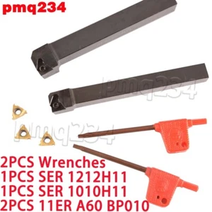 SER1212H11 +SER1010H11 Threading turn tool holder + 11ER A60 BP010 thread insert - Picture 1 of 3