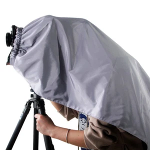 eTone Dark Cloth Focusing Hood Silver Black For 4x5 Large Format Camera Wrapping - Picture 1 of 10