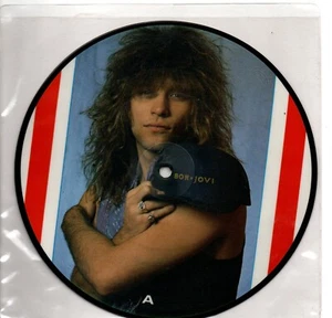 Bon Jovi:Livin' on a prayer/Wild in the streets:UK Phonogram:1986:Picture Disc - Picture 1 of 2