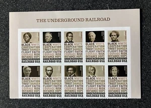 2024USA #5834-5843 Forever Underground Railroad - Header Block of 10 mint - Picture 1 of 1