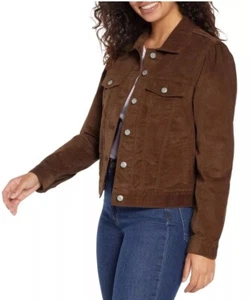 GAP Damen Puffärmel Cord Jacke Gr. M Emperador - Bild 1 von 5