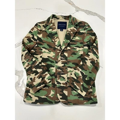 Janie and Jack Camo Blazer Jacket Kids Size 6 Woodland Military Outerwear - Image 1 of 4
