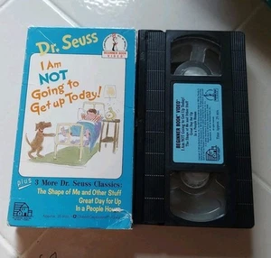 Dr Seuss I Am Not Going to Get up Today All Tapes Tested - Picture 1 of 3