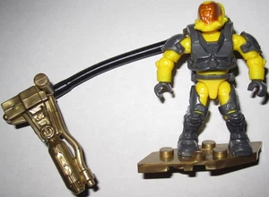 Yellow Flame Marine UNSC Halo Mega Construx Bloks Action Figure Minifigure - Picture 1 of 2