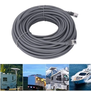 `Rectangular Satellite Replacement Cable For Gen 3 49FT 15m Outdoor Waterproof - Afbeelding 1 van 12
