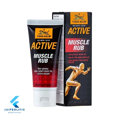 Crema para aliviar el dolor muscular Tiger Balm Active (02/2028) 60 g  Foto 1 de 4
