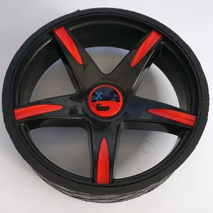 Carro deportivo eléctrico negro para golf Pro Rider ruedas por par - Imagen 1 de 5