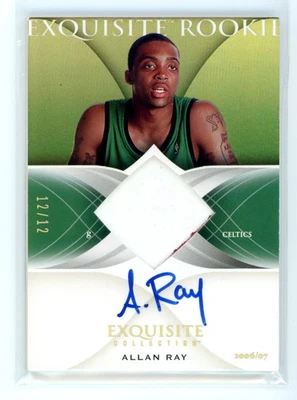 2006-07 Upper Deck Exquisite Rookie Patch Auto RPA Allan Ray #63 12/12 Celtics - Image 1 of 2