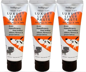 Fred & Ginger Leberpaste Tuben für Hunde und Katzen 75g 1 Stück (3er Pack)  - Bild 1 von 5