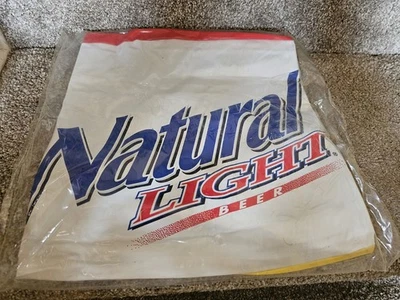 RARE! Vintage Natural Light Beer 36" Inflatable BEACH BALL  red, Blue Yellow Y2k - Image 1 of 2