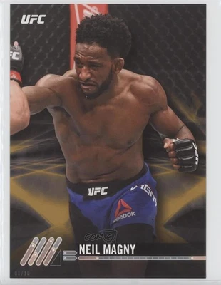 2017 Topps UFC Knockout Topps.com Online Exclusive 5x7 Gold /10 Neil Magny #53 - Image 1 of 2
