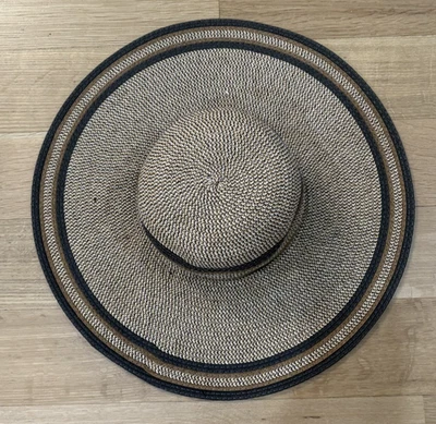 MAGID шляпы коричневый и бежевый соломы 5» широкие поля гибкий солнца шляпа женщин Packable OS - Изображение 1 из 4