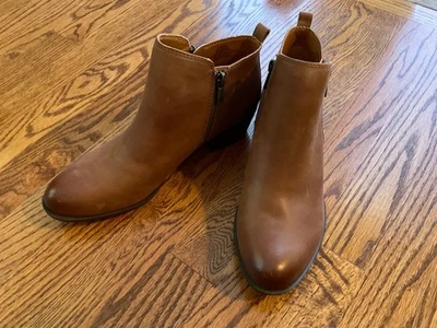 LUCKY BRAND Women’s Basel Toffee Booties Size US 9.5 -Leather -NEW WITHOUT BOX - Image 1 of 4