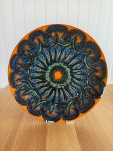 Retro Poole Pottery "Delphis" Shape 5 Charger - Angela Wyburgh (Miles) - Picture 1 of 5